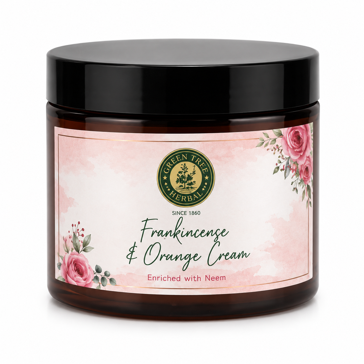 Green Tree Herbal Frankincense & Moringa Cream – Enriched with Jojoba
